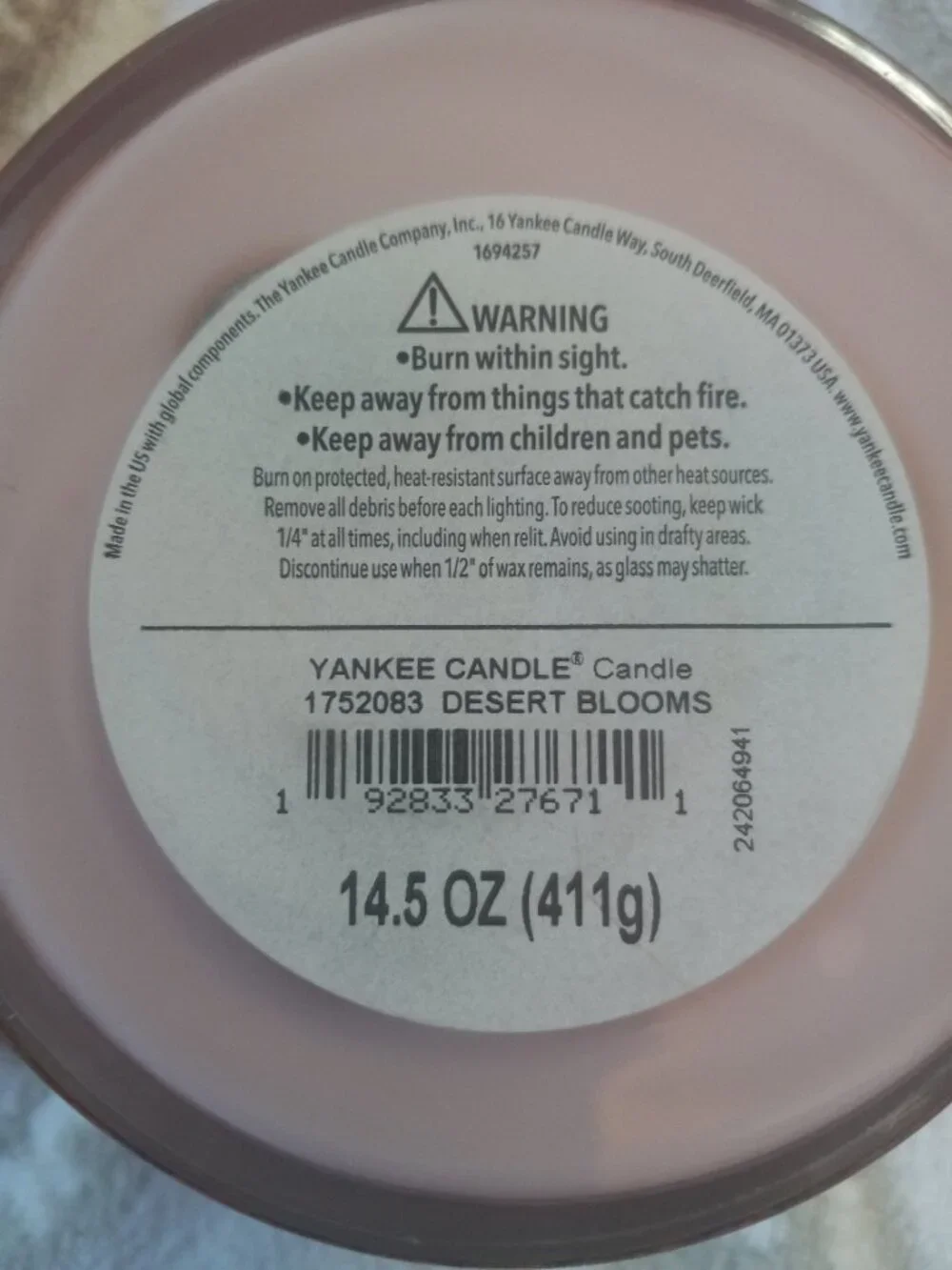 Retired Yankee Candle Desert Blooms (NWT)